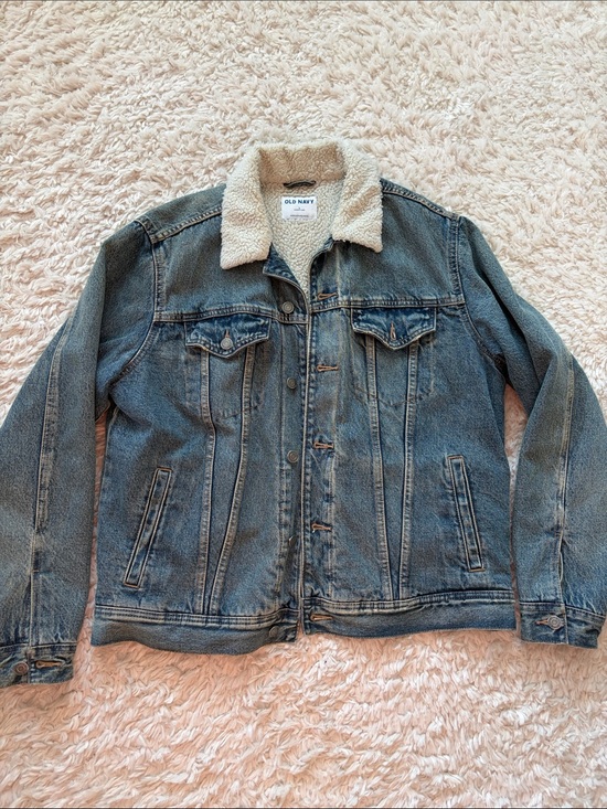 Old Navy Other - 🌴 Old Navy Men's Sherpa Lined Denim Jean Jacket
